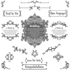 wedding floral ornament 