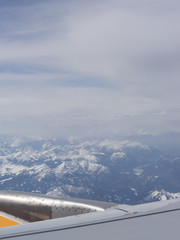 Flug über die Berge des hohen Atlas - Marokko