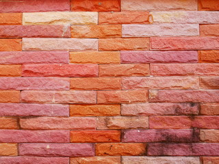 Obraz premium old red brick wall background