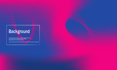Trendy gradients background with Fluid colorful shapes composition vector