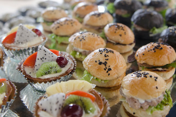Break food in the event
