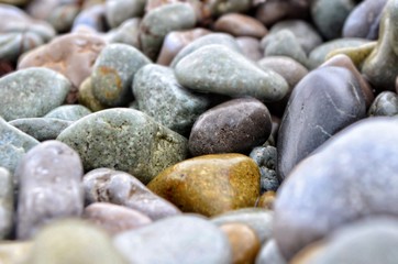 sea pebbles background