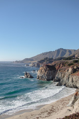 Ocean West coast Pacific Coast Highway (Highway 1) Big sur 