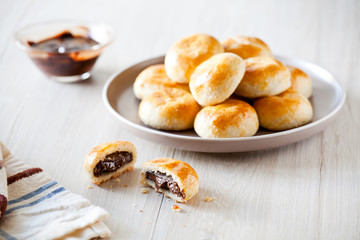 Small Brioche With Chocolate