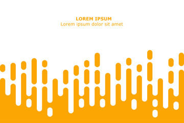 Abstract yellow Rounded Lines Halftone Transition