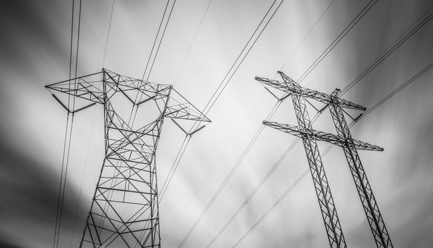 Two Transmission Towers