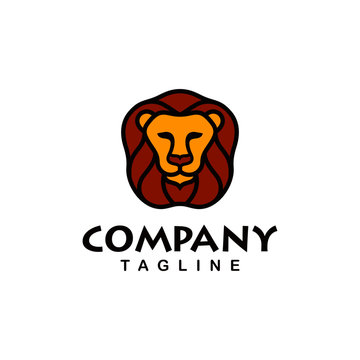 Lion Logo Template Stock Image