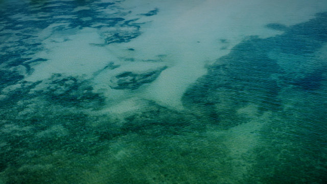 magnifique lagon bleu turquoise