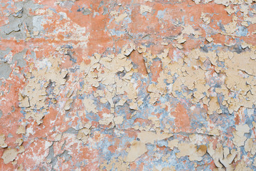 Grunge wall of the old house. Textured background