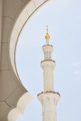Fototapeta na wymiar mosque in dubai united arab emirates