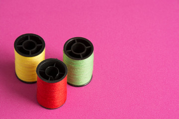 Thread for sewing or weaving