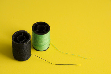 Thread for sewing or weaving