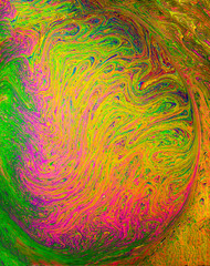Psychedelic background. Universe of Flowers. Concept Art Design. Multicolored background. Abstract pattern.