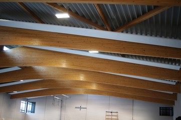 Obraz premium Sport, wood,wood, interior, architecture, building, light, texture, wooden, construction, abstract, ceiling, design, wall, window, home, room, blinds, roof, pattern, white, offic