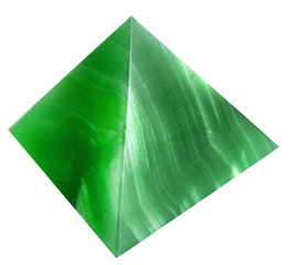 Pyramid from a gemstone