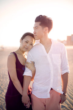 Coney Island,  Couple On Beach 