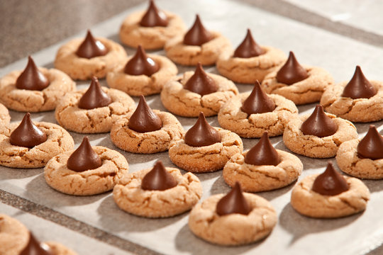 Peanut Blossom Cookies