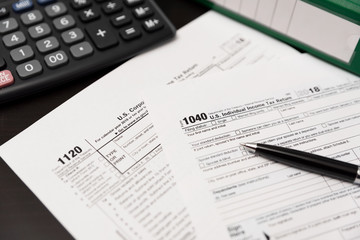 Naklejka na ściany i meble U.S. Individual income tax return.