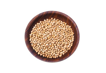Dried White chickpeas, White Chana, Dried Chickpea Lentils, Raw lentil, Pakistani/Indian beans isolated on white Background