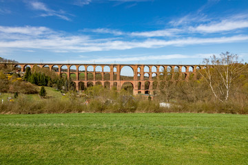Göltzschtal bridge from Mylau in the Vogtland