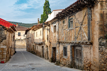 Fototapeta na wymiar Santo Domingo de Silos village in Spain