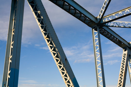 Detail of Johnson Street Bridge, Victoria, British Columbia