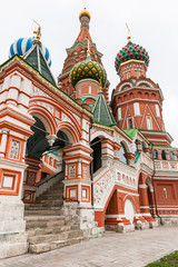 Fototapeta na wymiar View of St. Basil's Cathedral on Red square