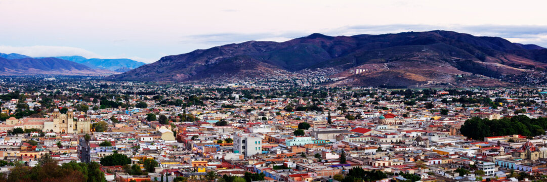 Panoramic Cityscape of Oaxaca