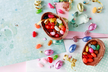 Chocolate Easter sweets.