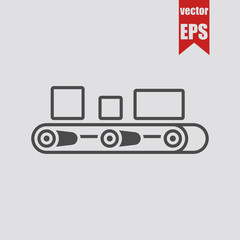Conveyor icon.Vector illustration.	