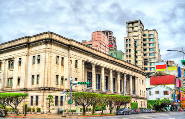 Fototapeta na wymiar Bank of Taiwan historic Head Office buildings in Taipei