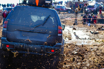 Ukrainian offroad competition in the city of Kamyanets Podilsky. 