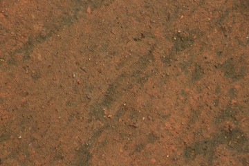 Rough concrete floor