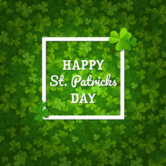 St. Patricks Backgrounds With Clovers