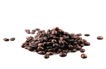 Coffee Beans Isolated On White Background
