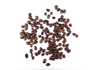 Coffee Beans Isolated On White Background