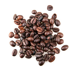Coffee Beans Isolated On White Background