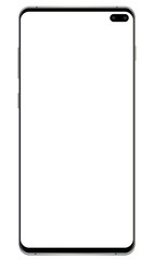 New High Detailed Realistic Smartphone Isolated on white Background vector eps 10