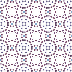 Seamless abstract pattern background with a variety of colored circles.