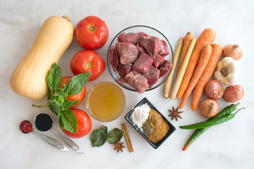 Vietnamese Beef Stew Ingredients