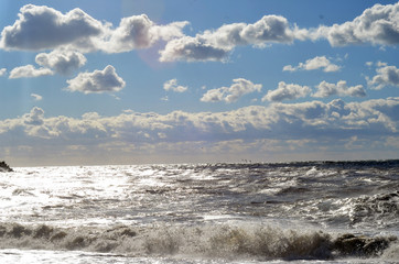 Fototapeta premium beautiful urban sea beach