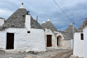 Unique Trulli houses of Alberobello, Puglia region, Italy