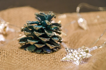 Pine cone decoration