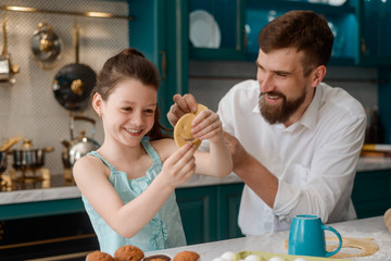 Girl and her dad