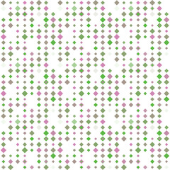 Abstract seamless pattern background with multicolored various rhombuses.