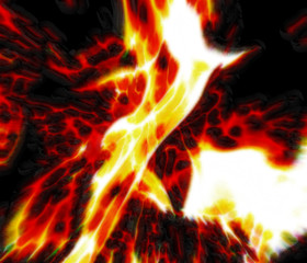 Red yellow abstract texture. plasma structure. Background