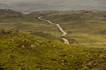 Typical landscape on the Gaelic peninsula Applecross