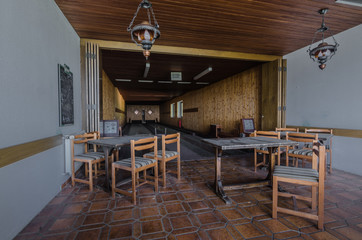 bowlingbahn in einem gasthaus