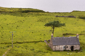 Typical landscape on the Gaelic peninsula Applecross