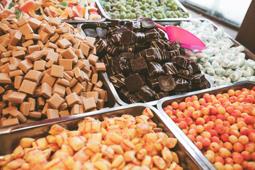Colorful Confectionery At Candy Shop